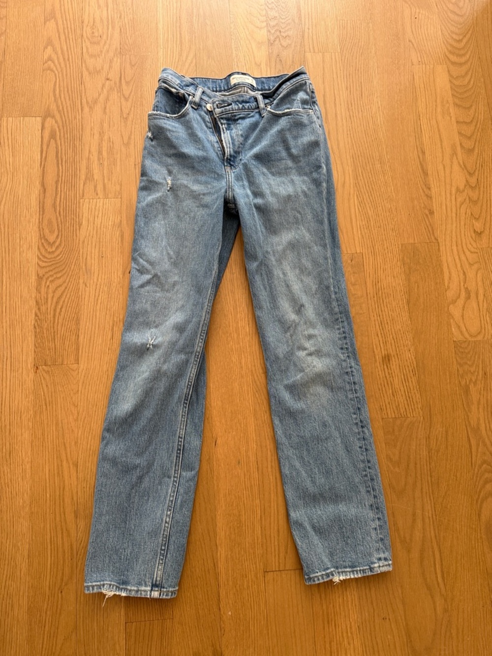 Abercrombie & Fitch Light Blue Straight Leg Women's Jeans